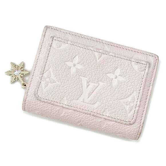 Louis Vuitton Monogram Empreinte Bi-fold Wallet Portefeuille Q M82514 Japan...